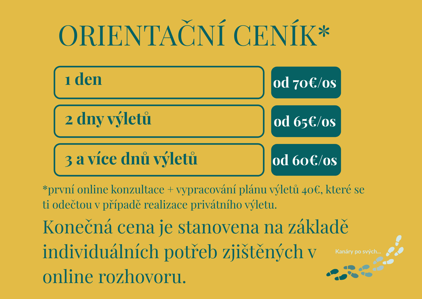 ORIENTAČNÍ CENÍK (3) ORIENTAČNÍ CENÍK (3)