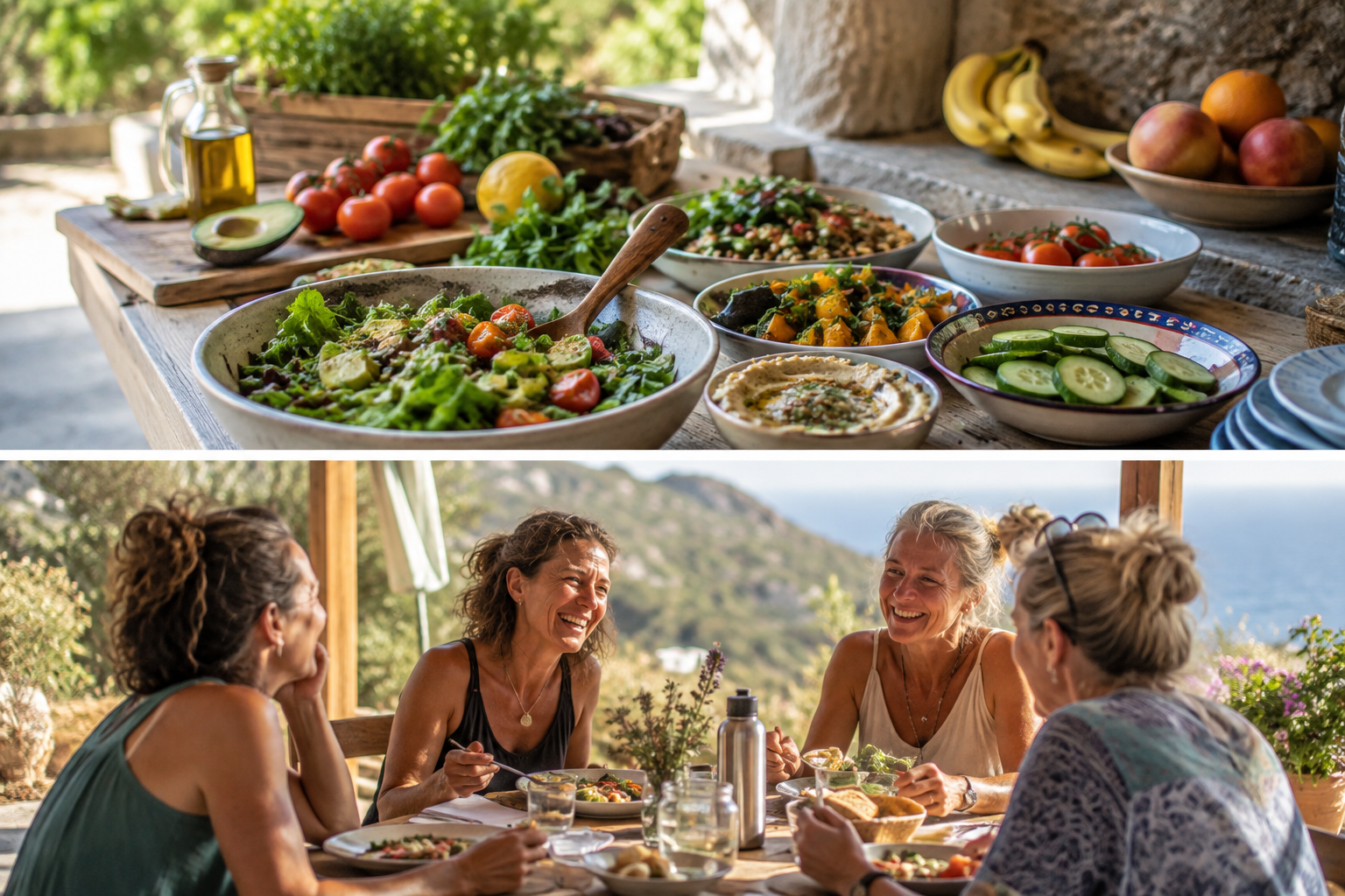 Sabores mediterráneos al aire libre